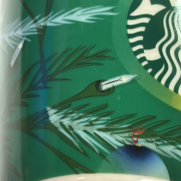 Starbucks 2020 Green Christmas Tree Bulbs Mug 18 fl oz - Picture 5 of 6